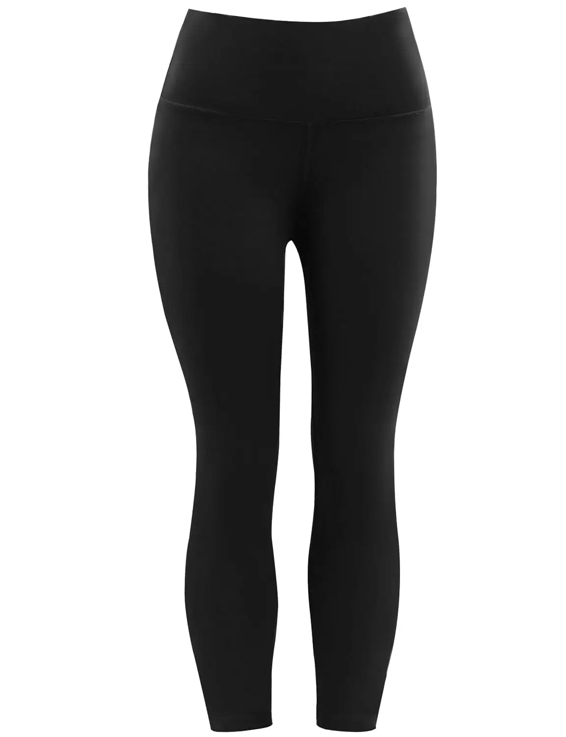 22 High Waist Crop Tight Capris black_yogastudio