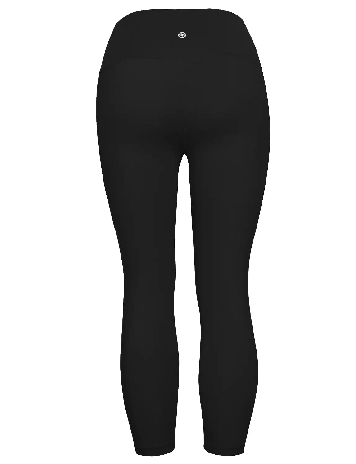 22 High Waist Crop Tight Capris black_yogastudio