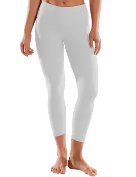 22 High Waist Crop Tight Capris lightgray_yogastudio