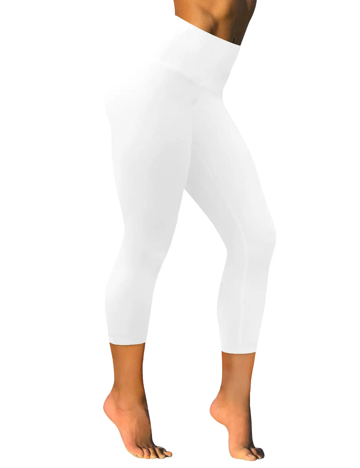 22 High Waist Crop Tight Capris mattewhite_yogastudio