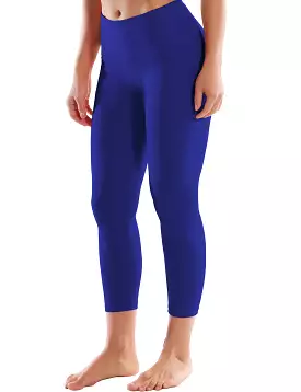 22 High Waist Crop Tight Capris navy_yogastudio