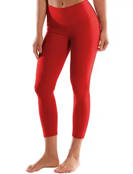 22 High Waist Crop Tight Capris scarlet_yogastudio