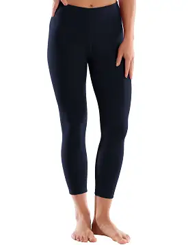 22 High Waist Side Line Capris darknavy_yogastudio