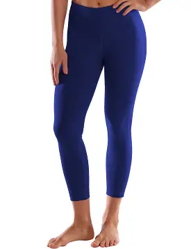 22 High Waist Side Line Capris navy_yogastudio