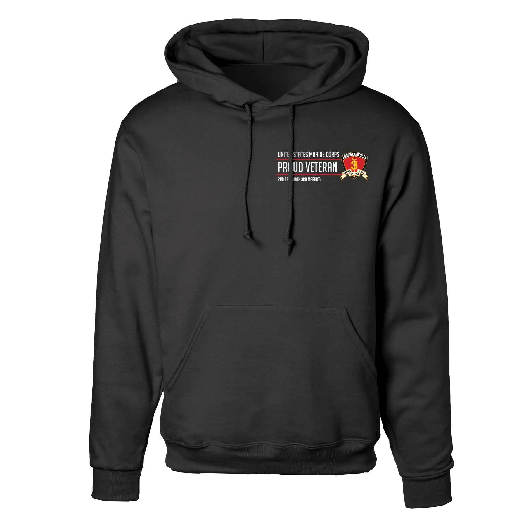 2nd Battalion 3rd Marines Proud Veteran Hoodie