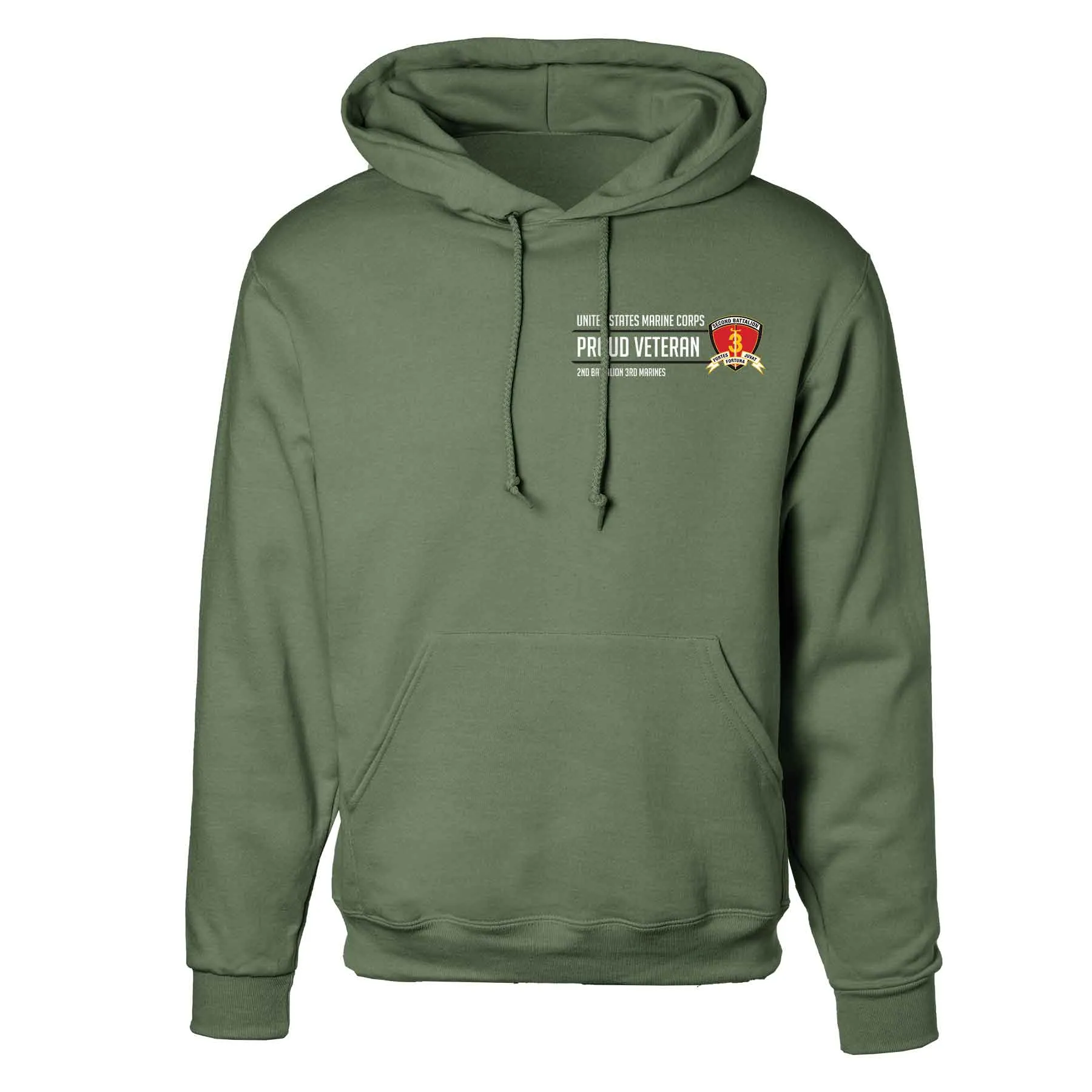 2nd Battalion 3rd Marines Proud Veteran Hoodie