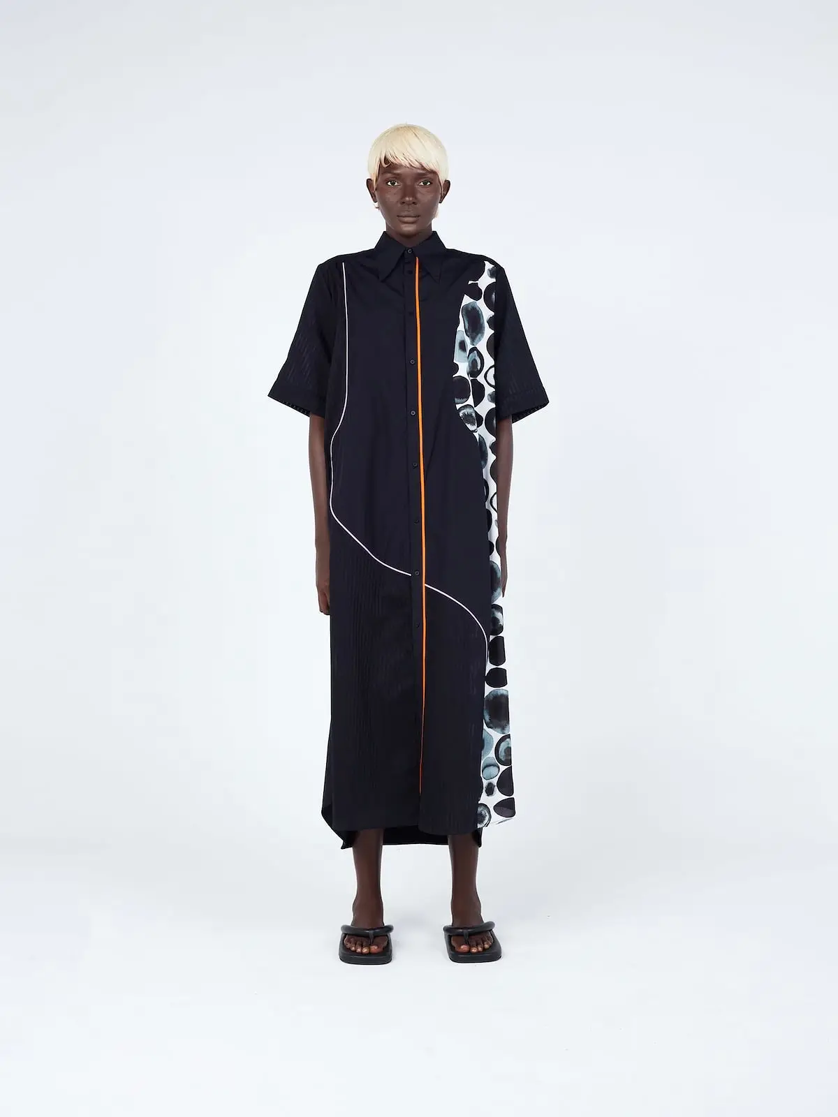 Abstractions Shirt Dress