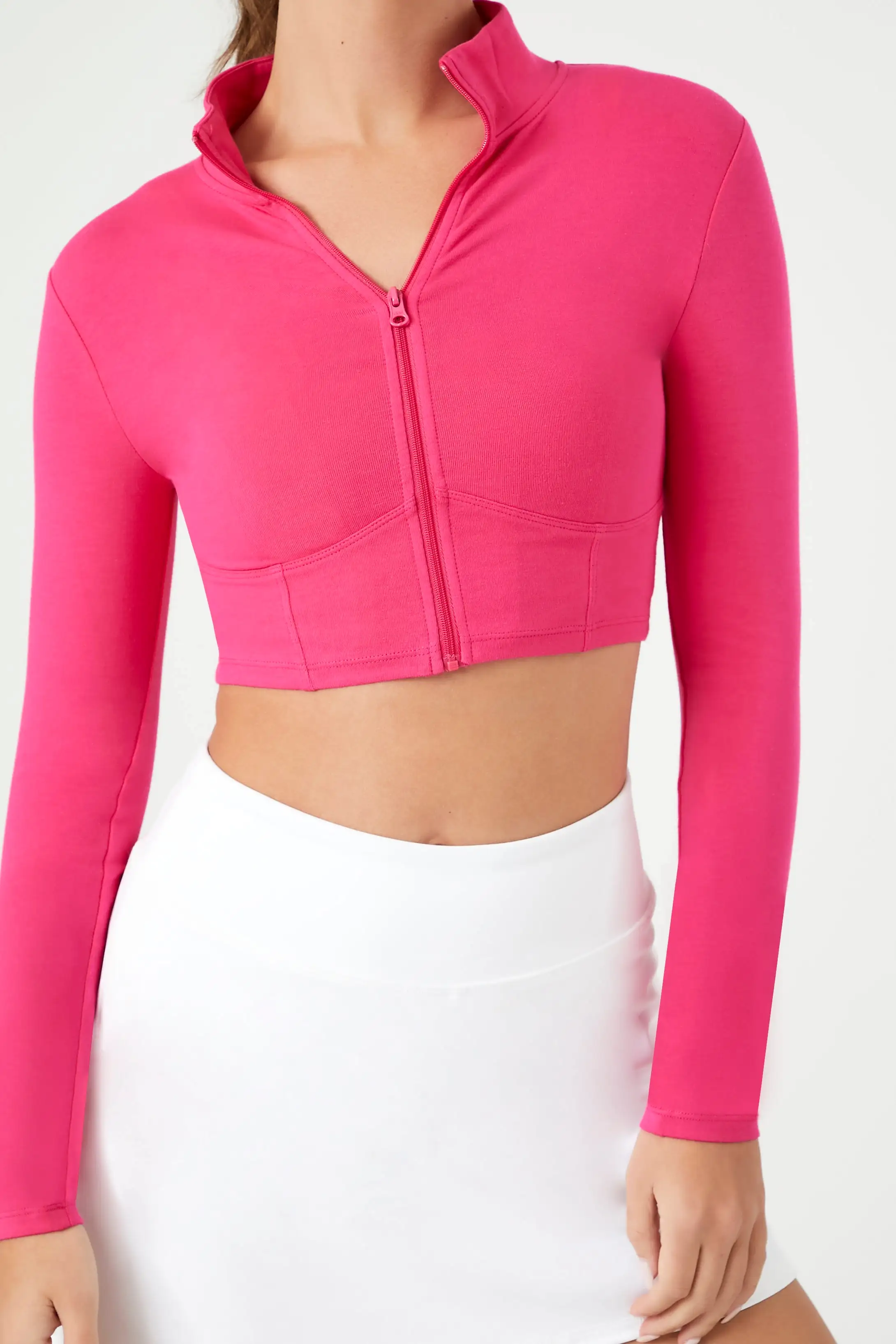 Active Cropped Corset Jacket