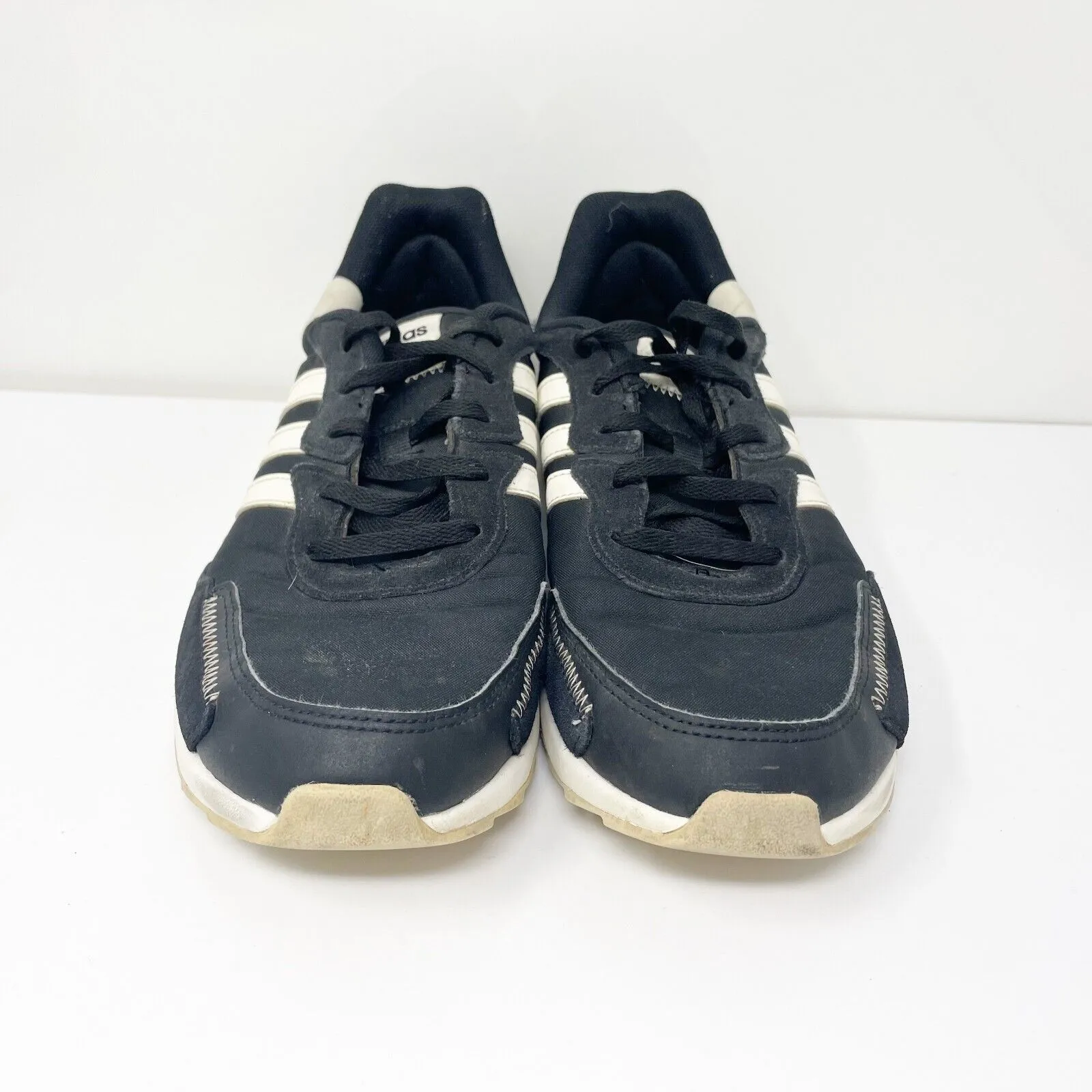 Adidas Womens Retrorun EH1859 Black Running Shoes Sneakers Size 9