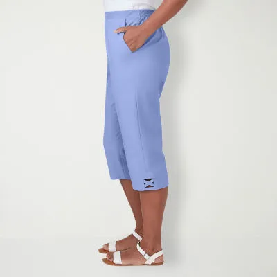 Alfred Dunner Summer Breeze Mid Rise Capris