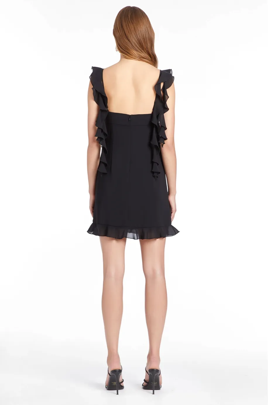 Amanda Uprichard SONNET MINI DRESS black