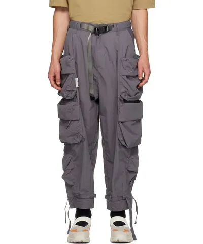 Archival Reinvent Gray 3D Pocket Cargo Pants