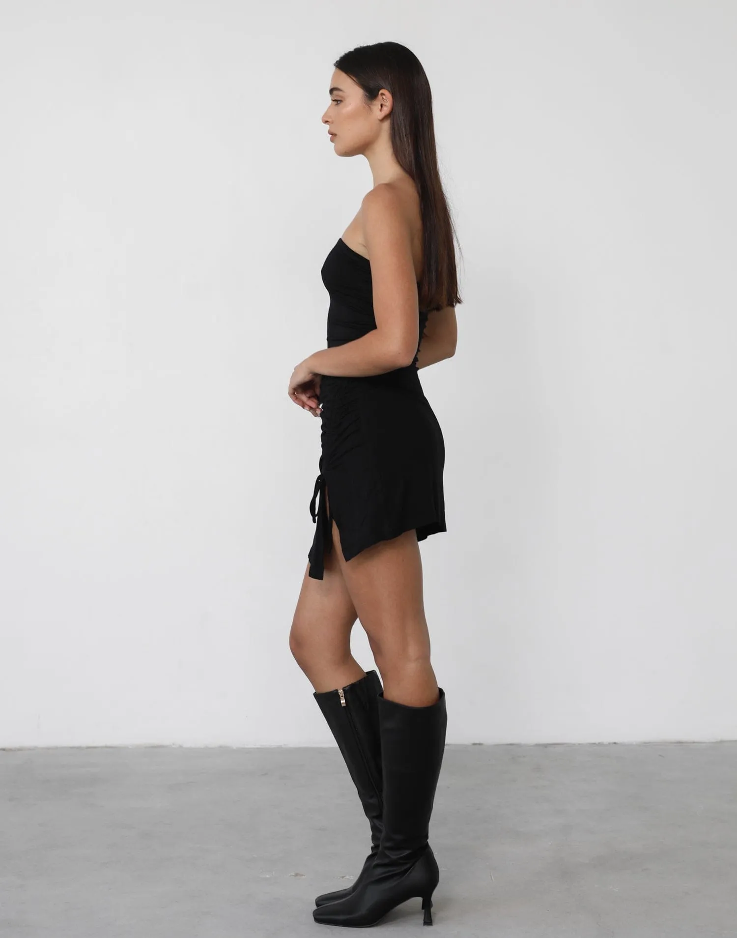 Astra Mini Dress (Black)