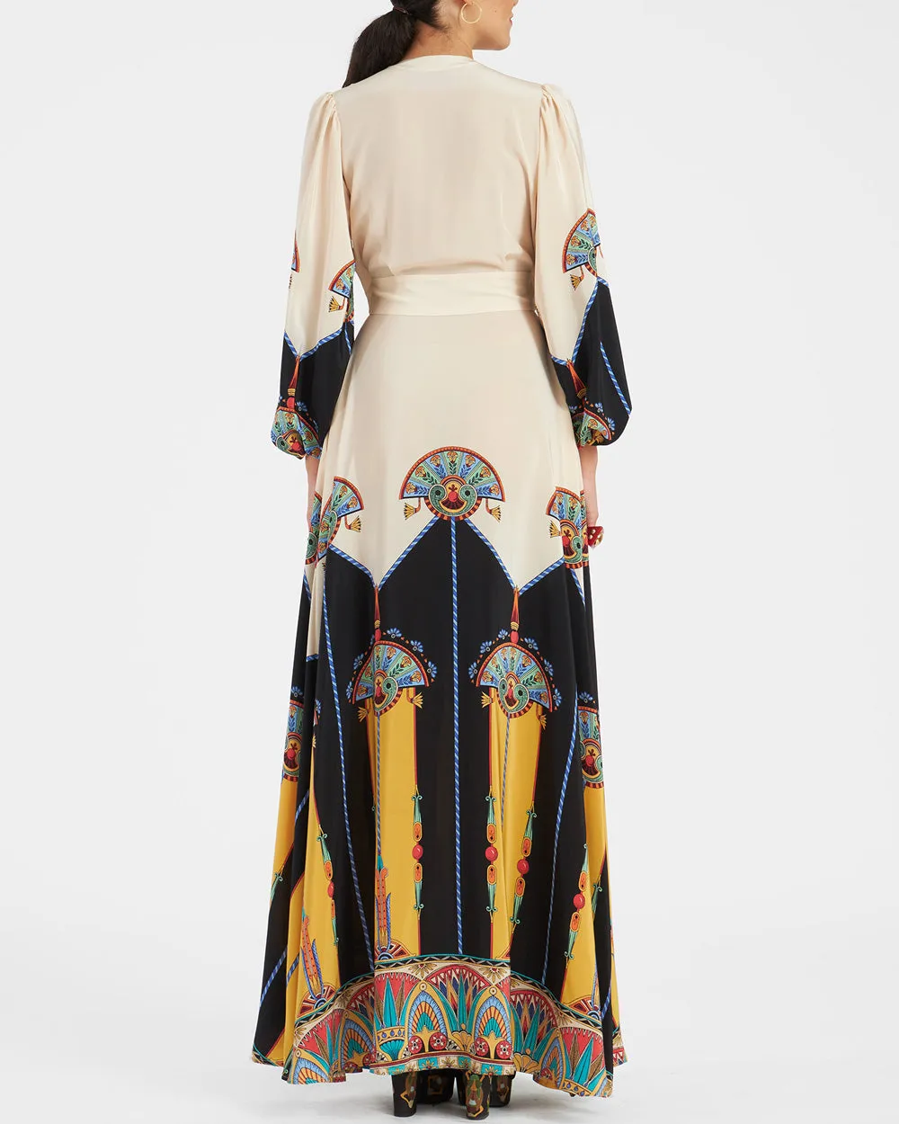 Aswan Placee Long Camerino Dress