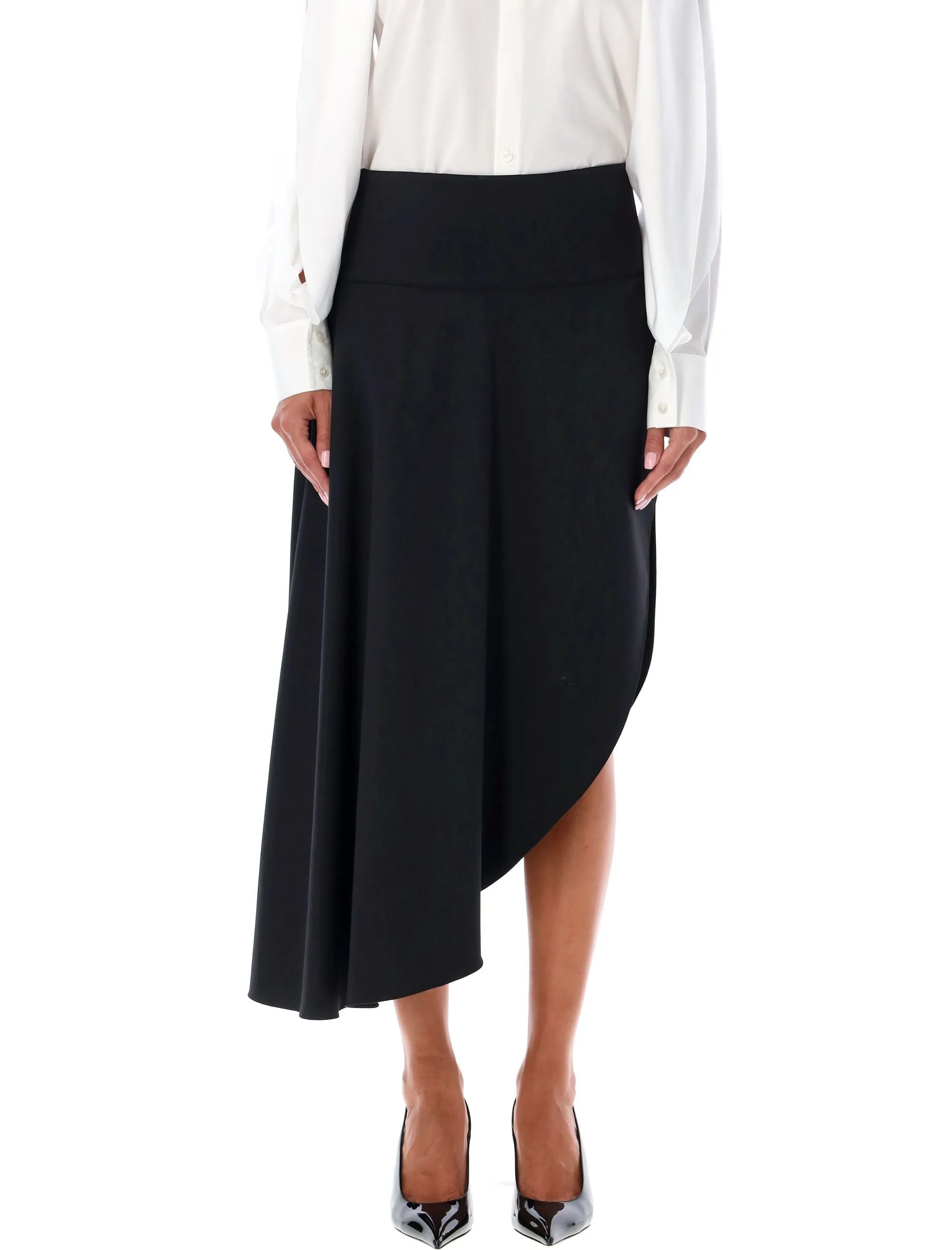 ASYMETRIC MIDI SKIRT