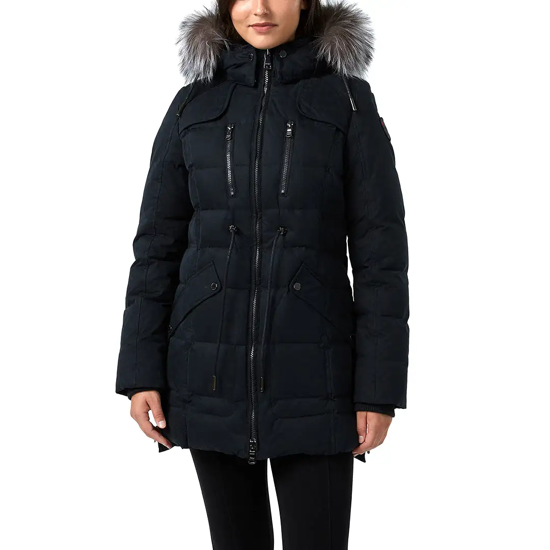 Ava Women's Trench Detail Parka