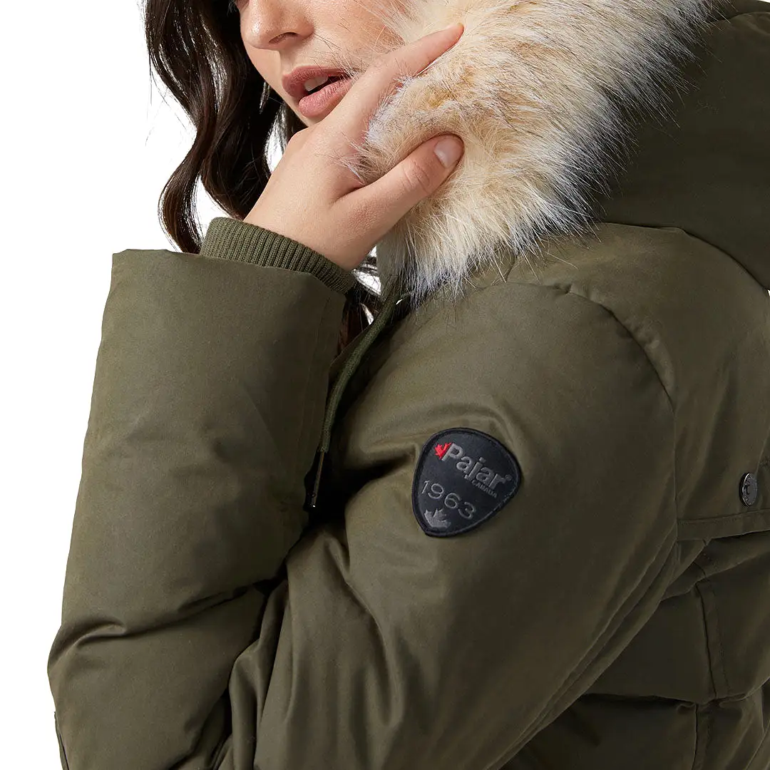 Ava Women's Trench Detail Parka