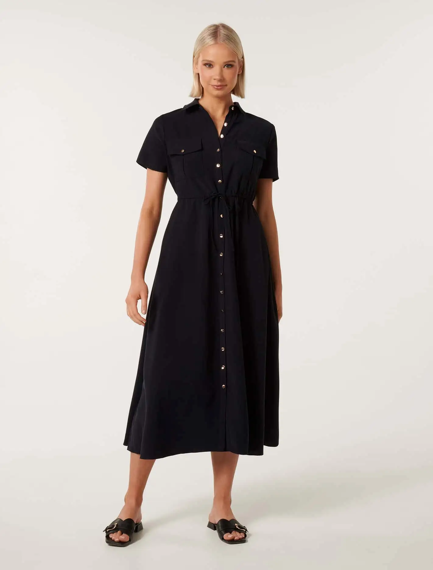 Avana Midi Shirt Dress