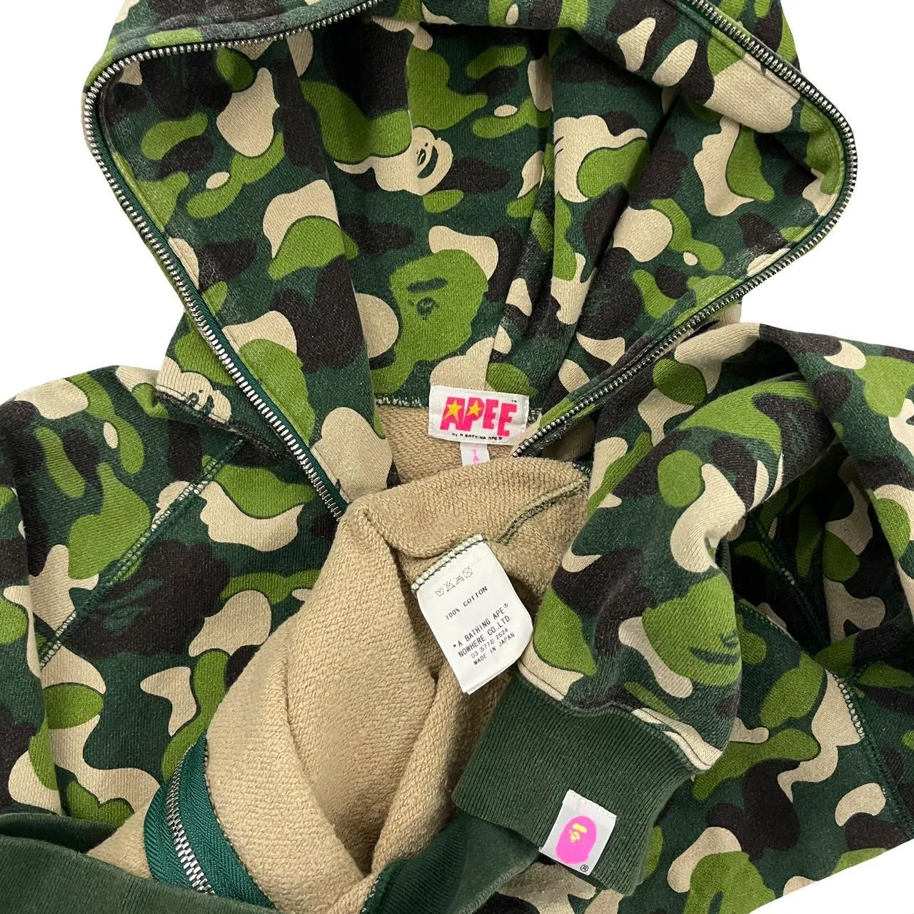 Bape Camo Full Zip Hoodie