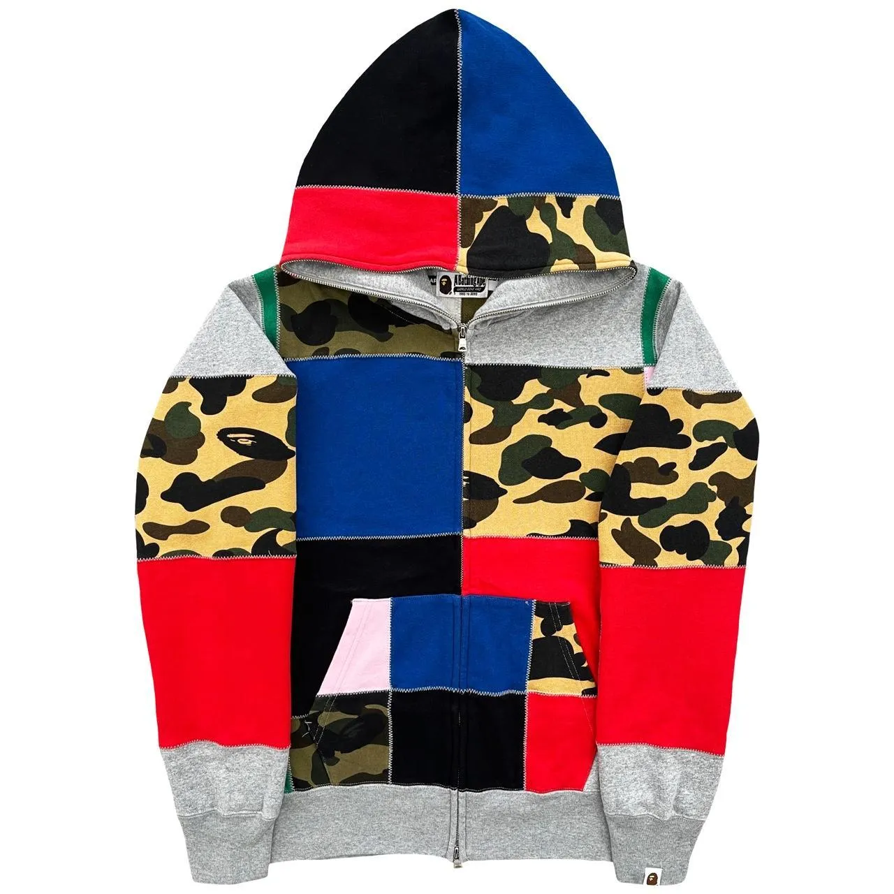 Bape Patchwork Hoodie