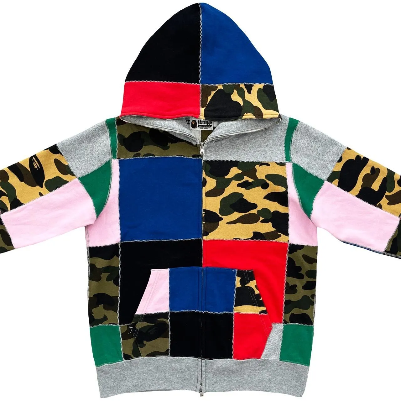 Bape Patchwork Hoodie