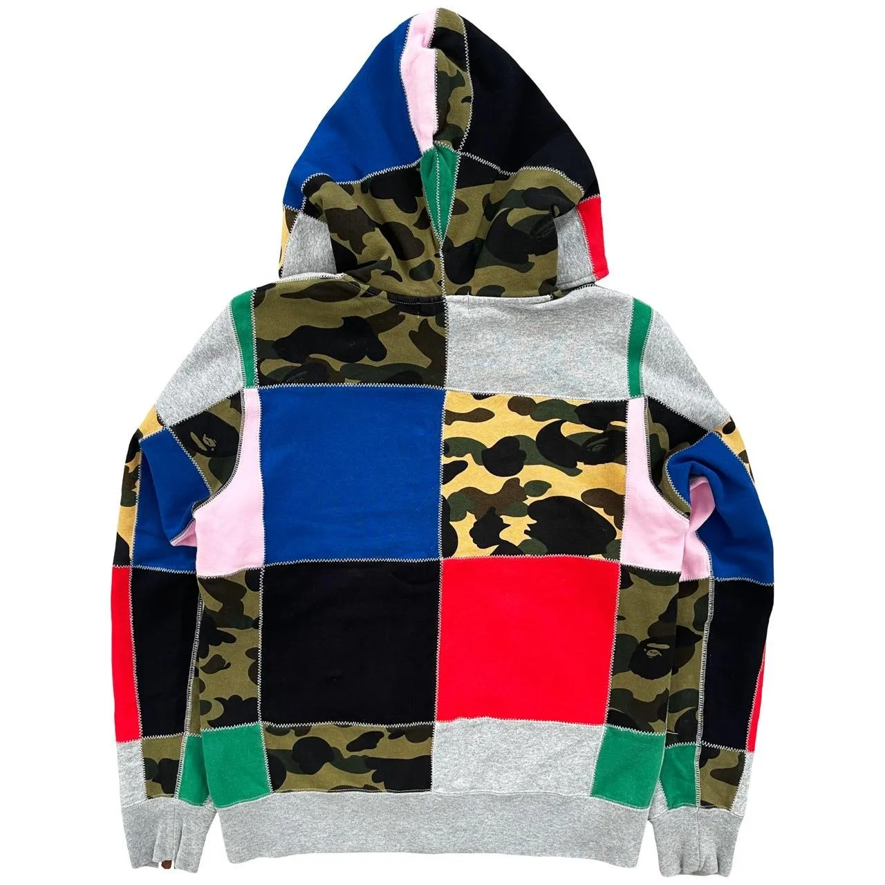 Bape Patchwork Hoodie