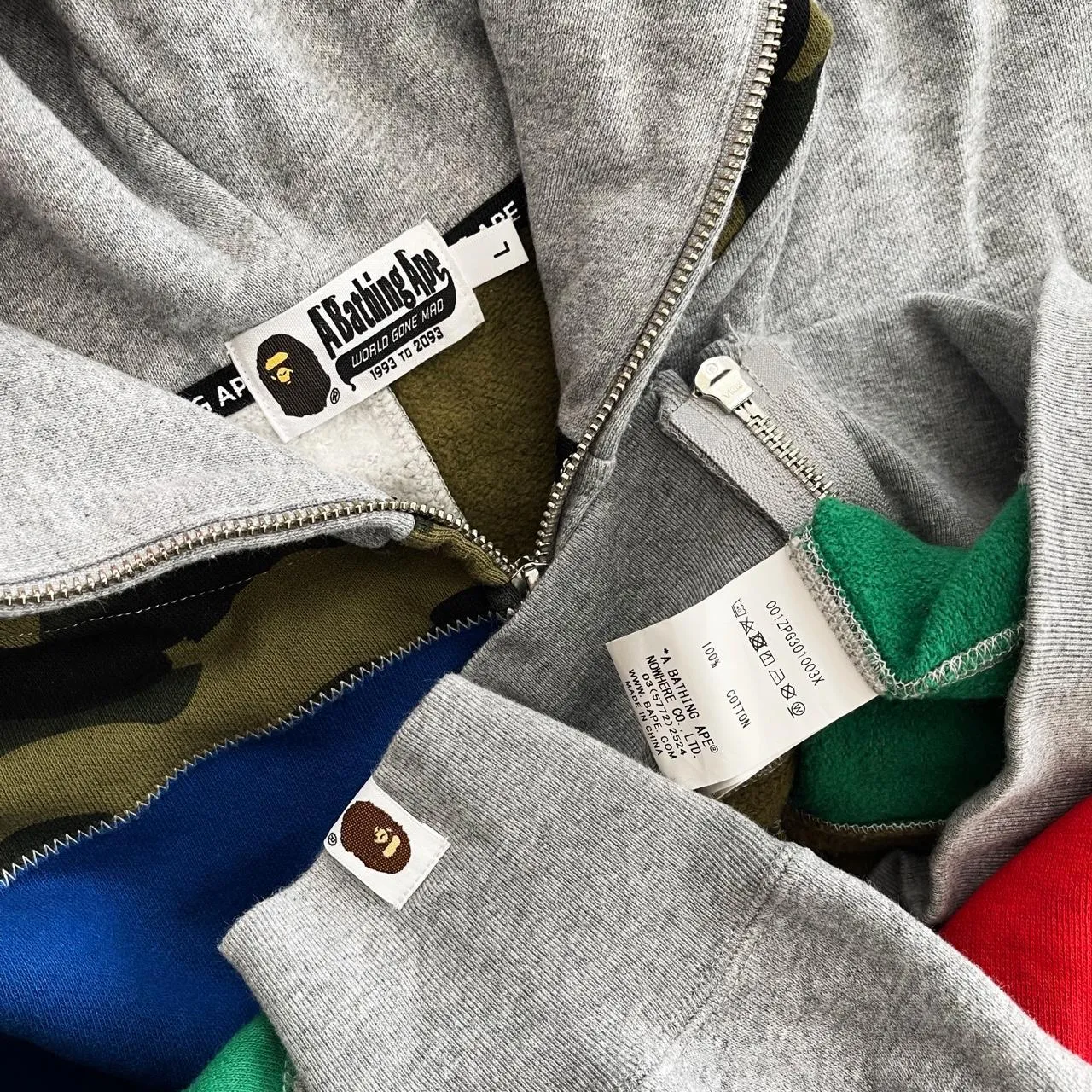 Bape Patchwork Hoodie