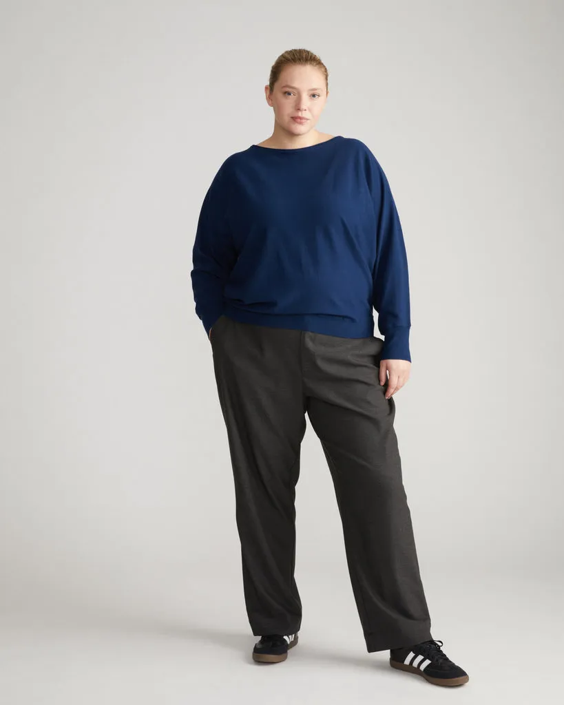 Better-Than-Cashmere Dolman Sweater - After Hours