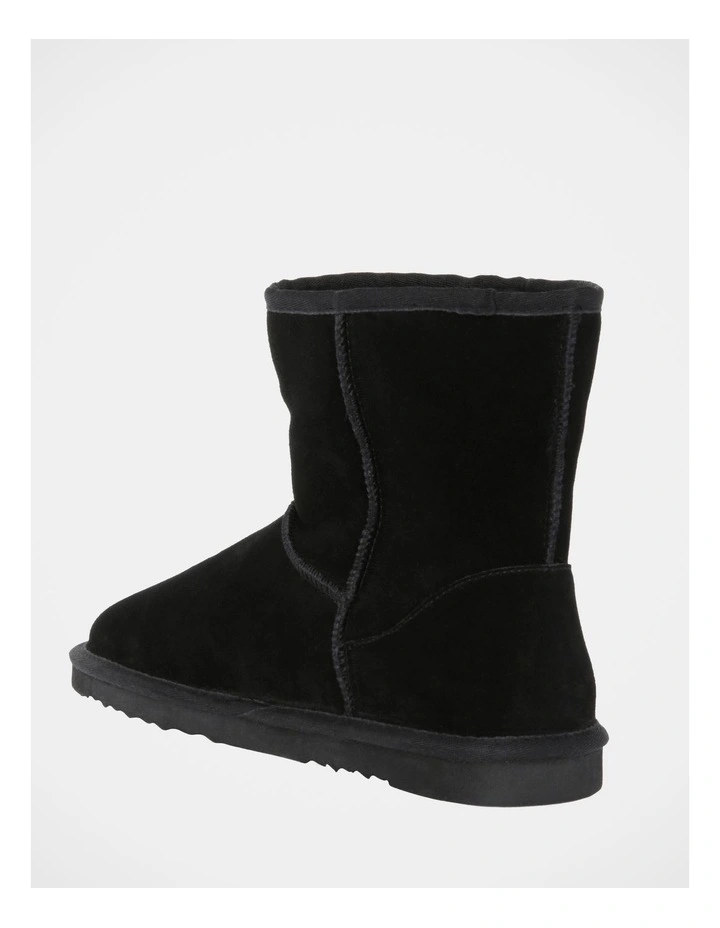 Black Slipper Boots