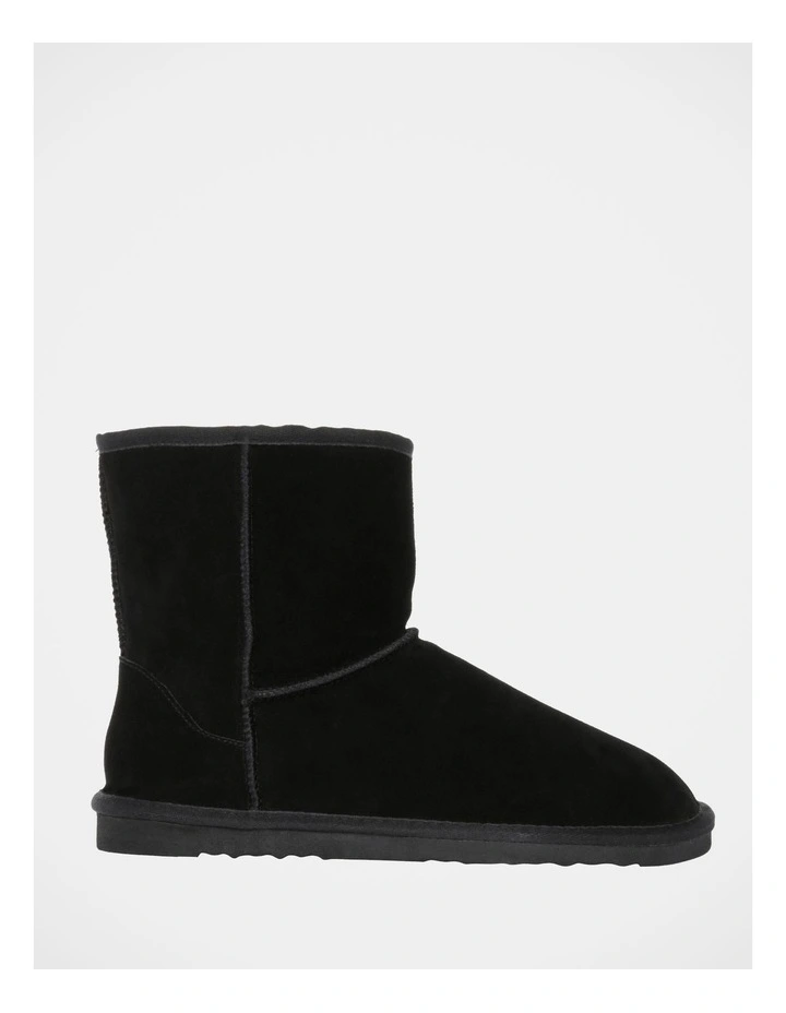 Black Slipper Boots