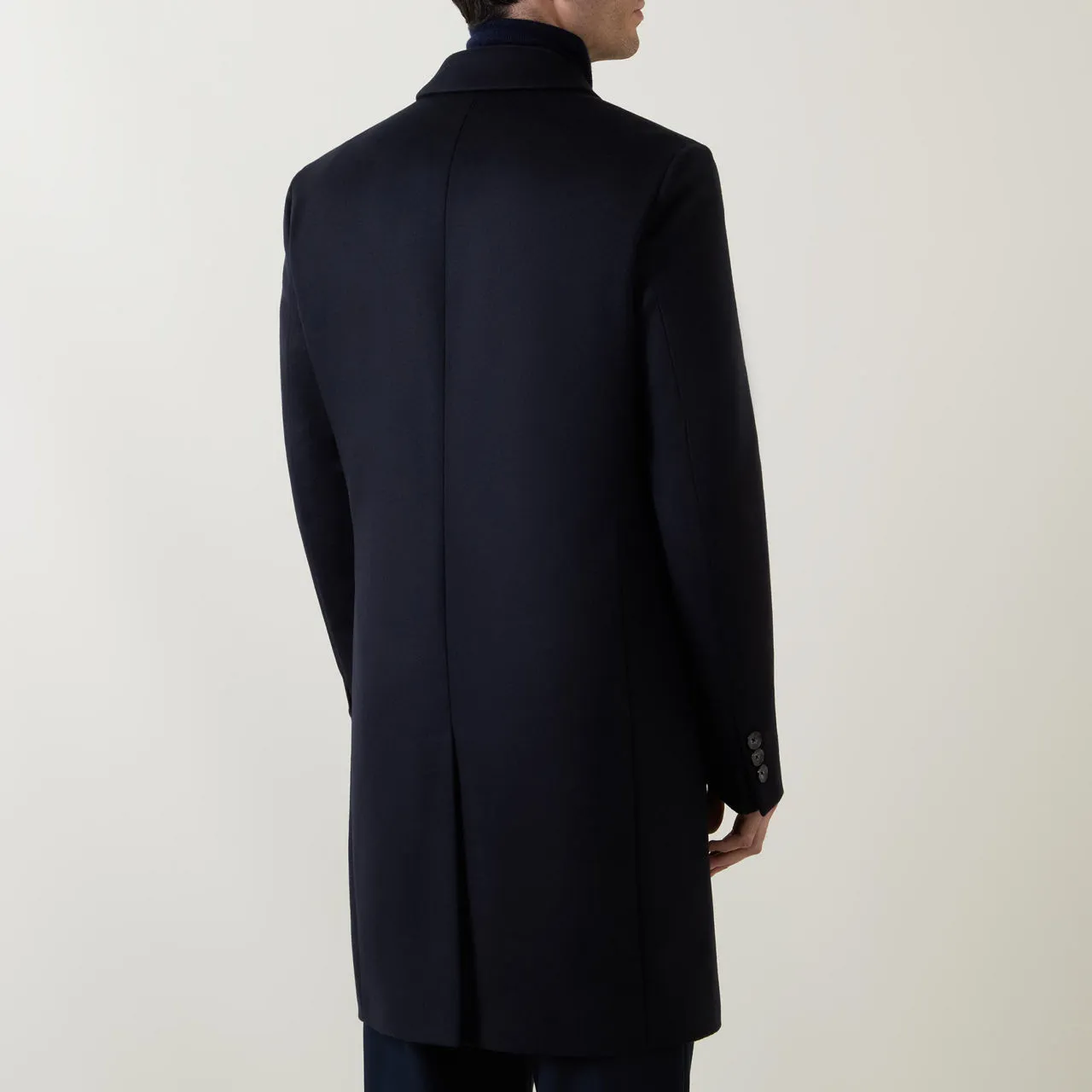 BOSS Hyde Overcoat - Dark Blue