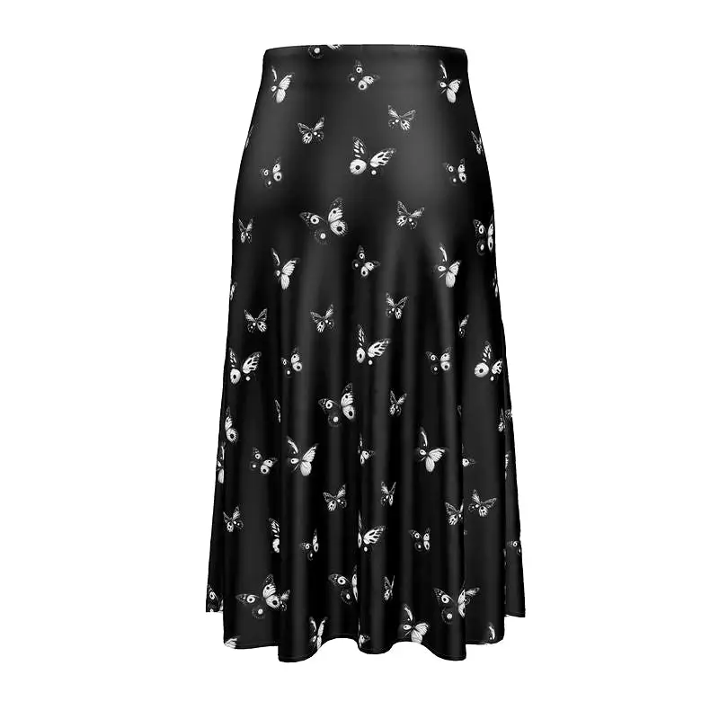 Butterfly Midnight Midi Skirt