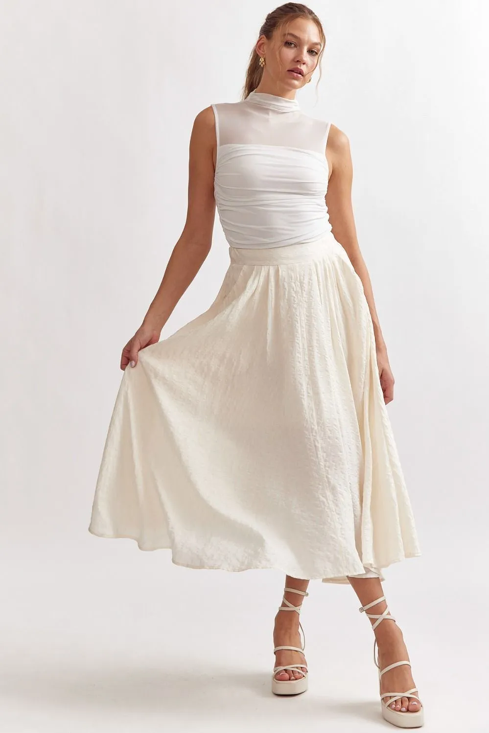 By The Sea Midi Skirt