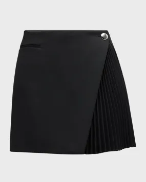 Callen Pleated A-Line Mini Skirt