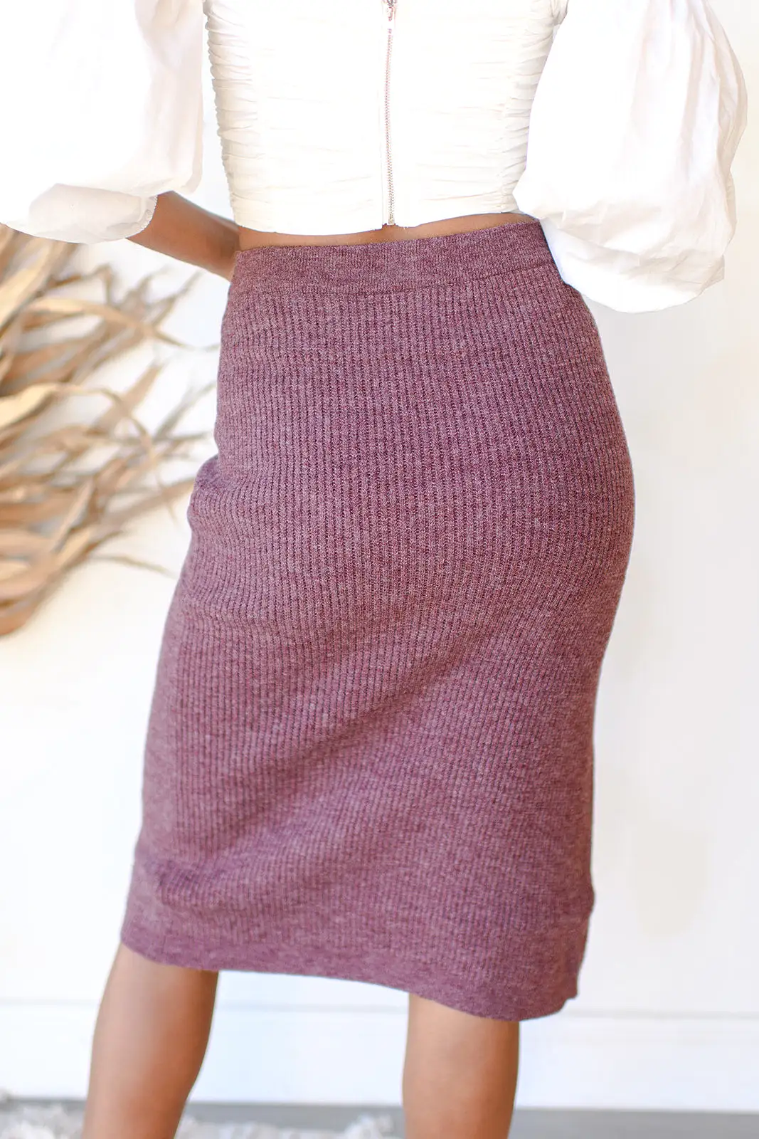 camden knit midi skirt