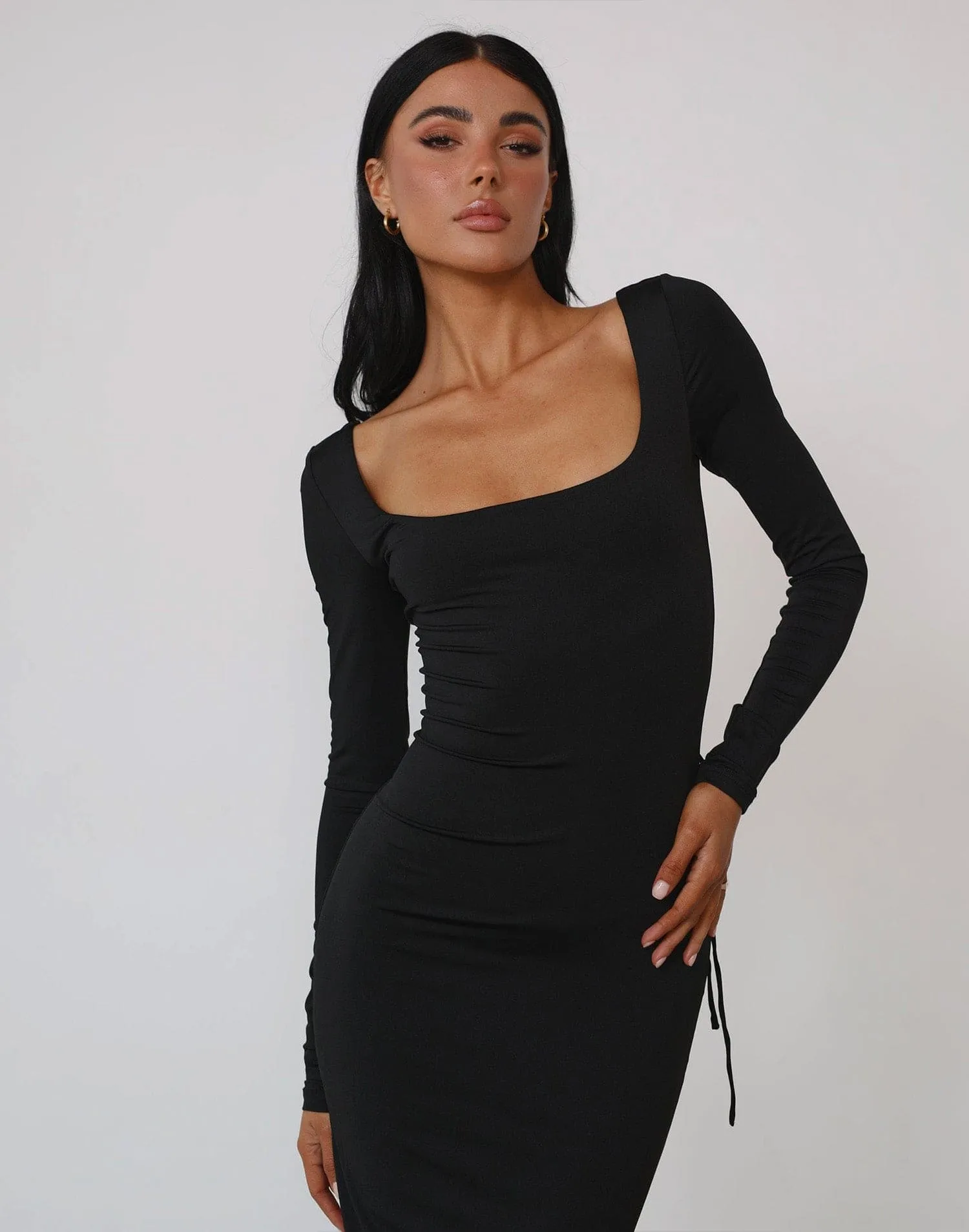 Cartia Maxi Dress (Black)