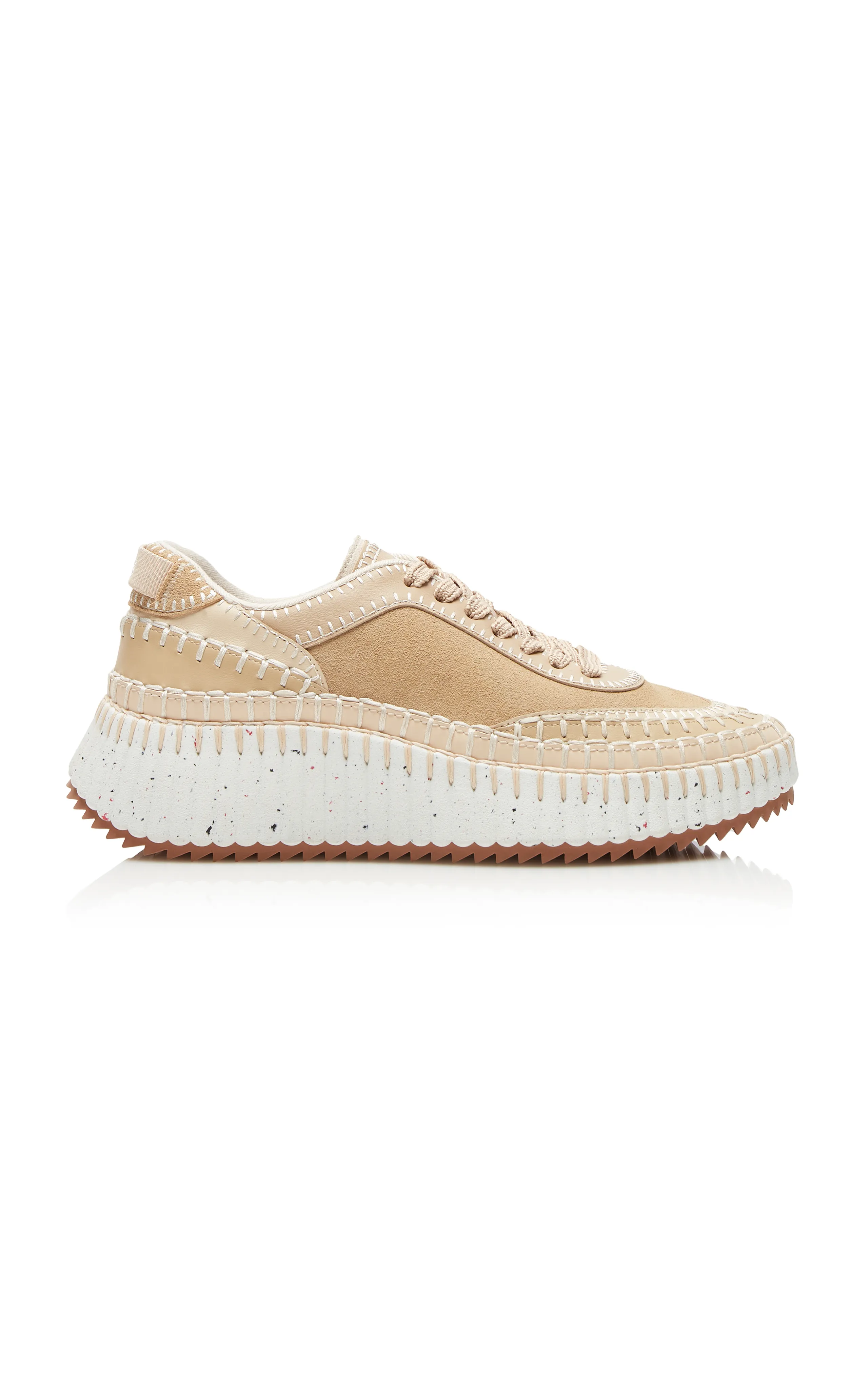 Chloé Nama Suede Platform Sneakers