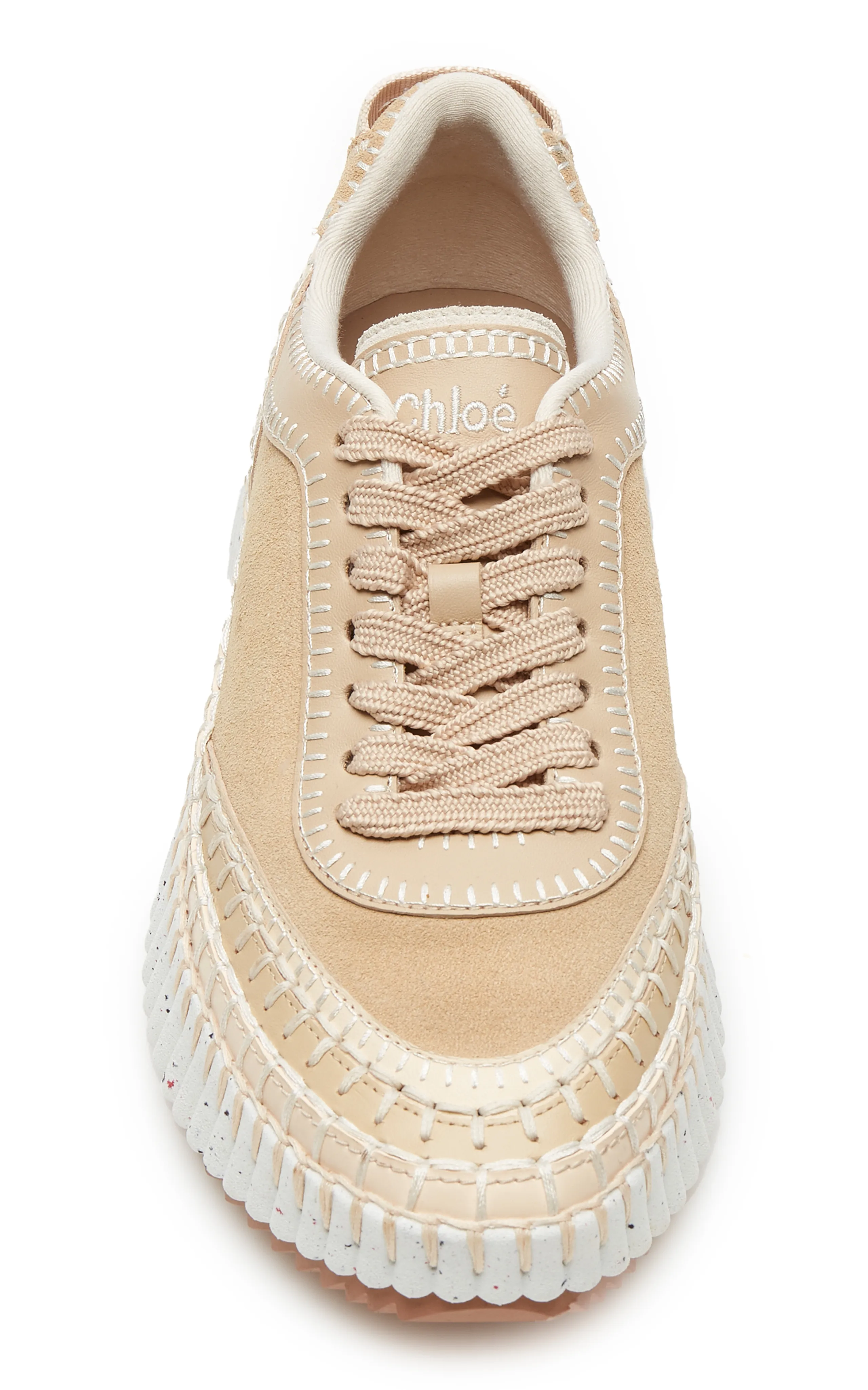 Chloé Nama Suede Platform Sneakers