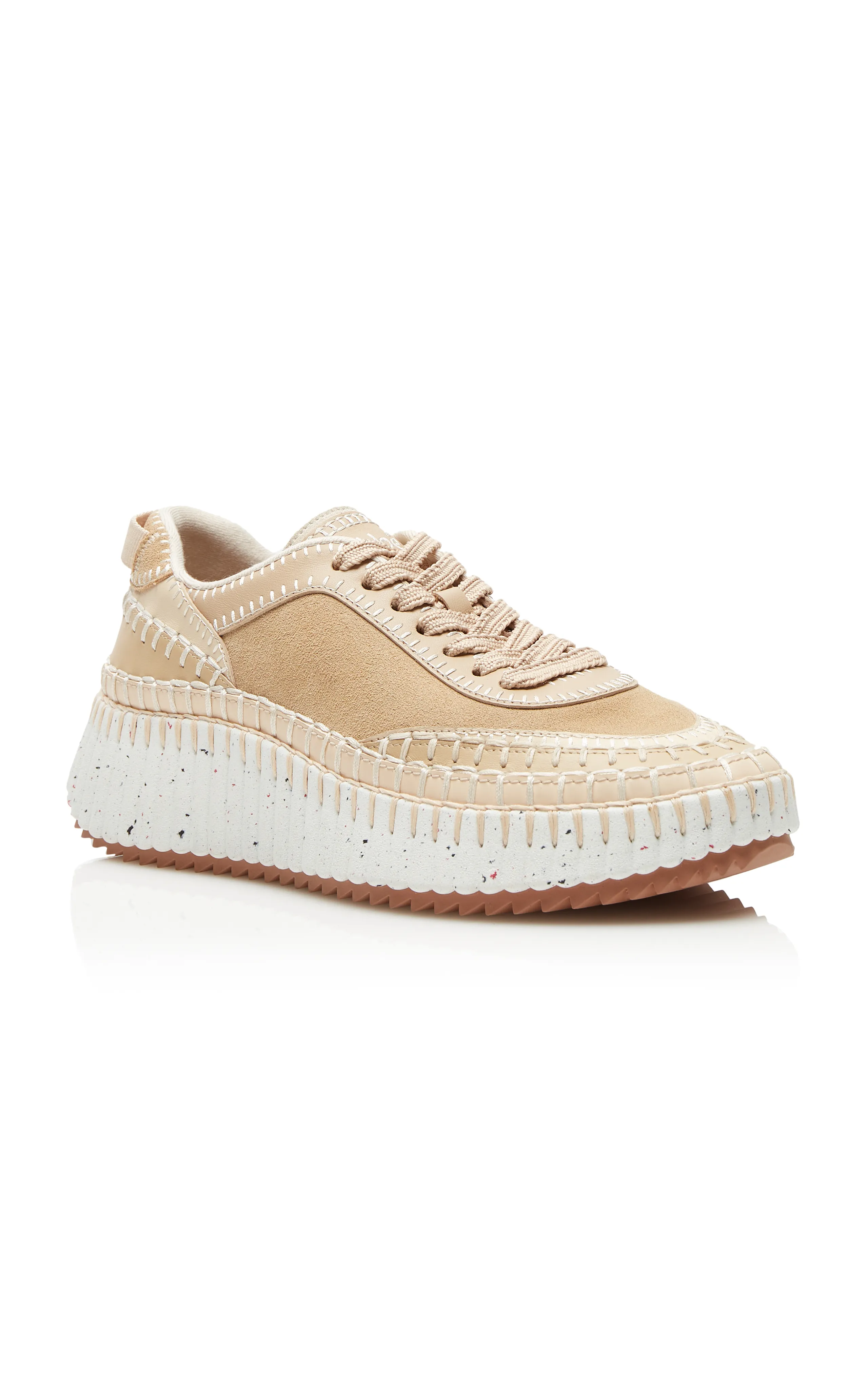 Chloé Nama Suede Platform Sneakers