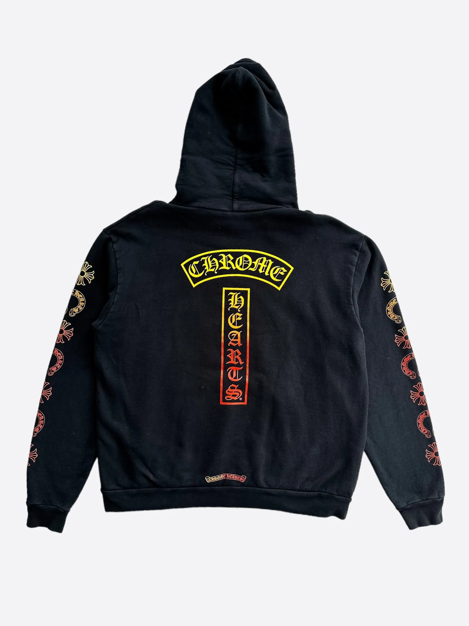 Chrome Hearts Black Sunset Gradient T-Bar Hoodie