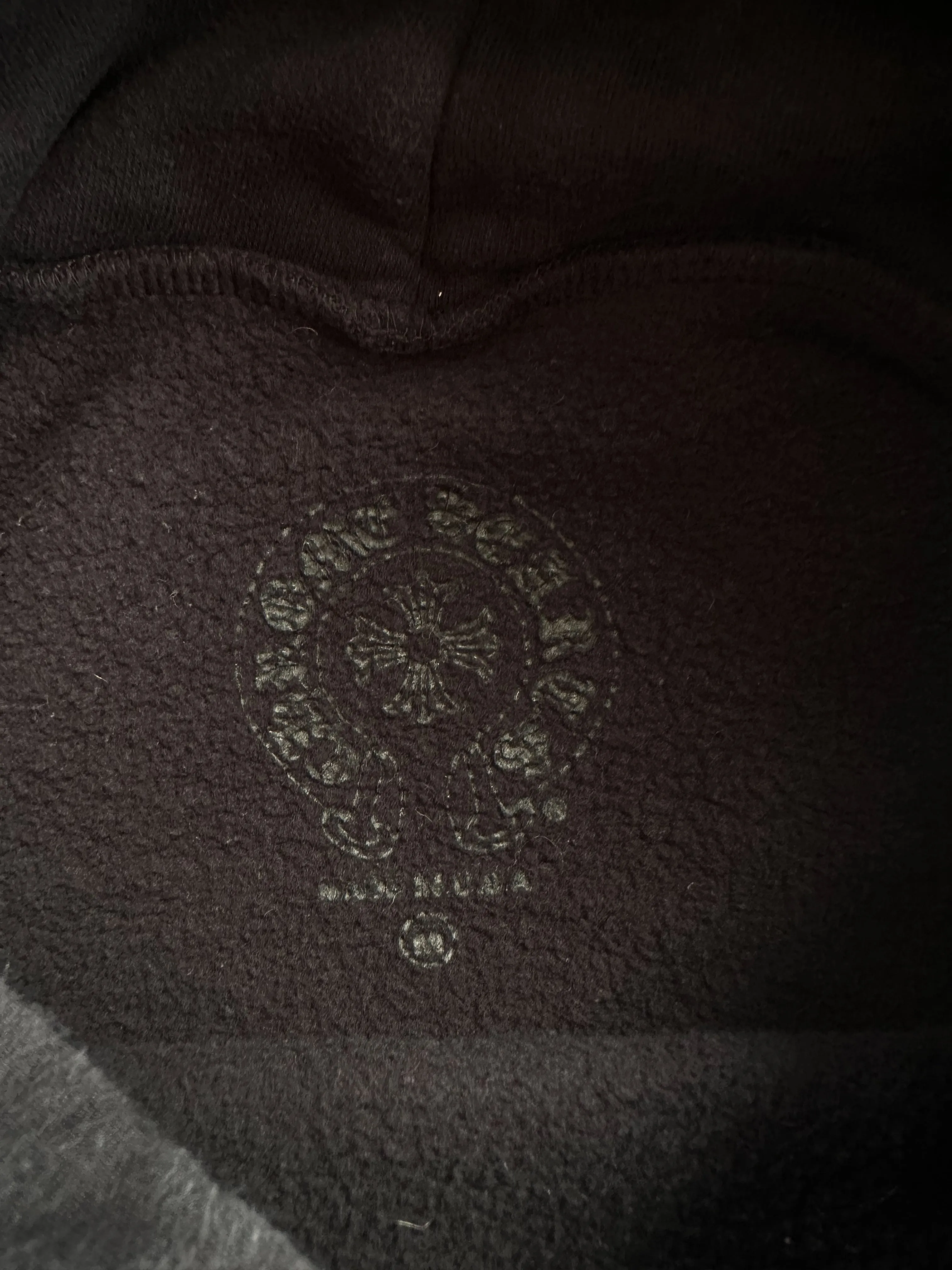 Chrome Hearts Black Sunset Gradient T-Bar Hoodie