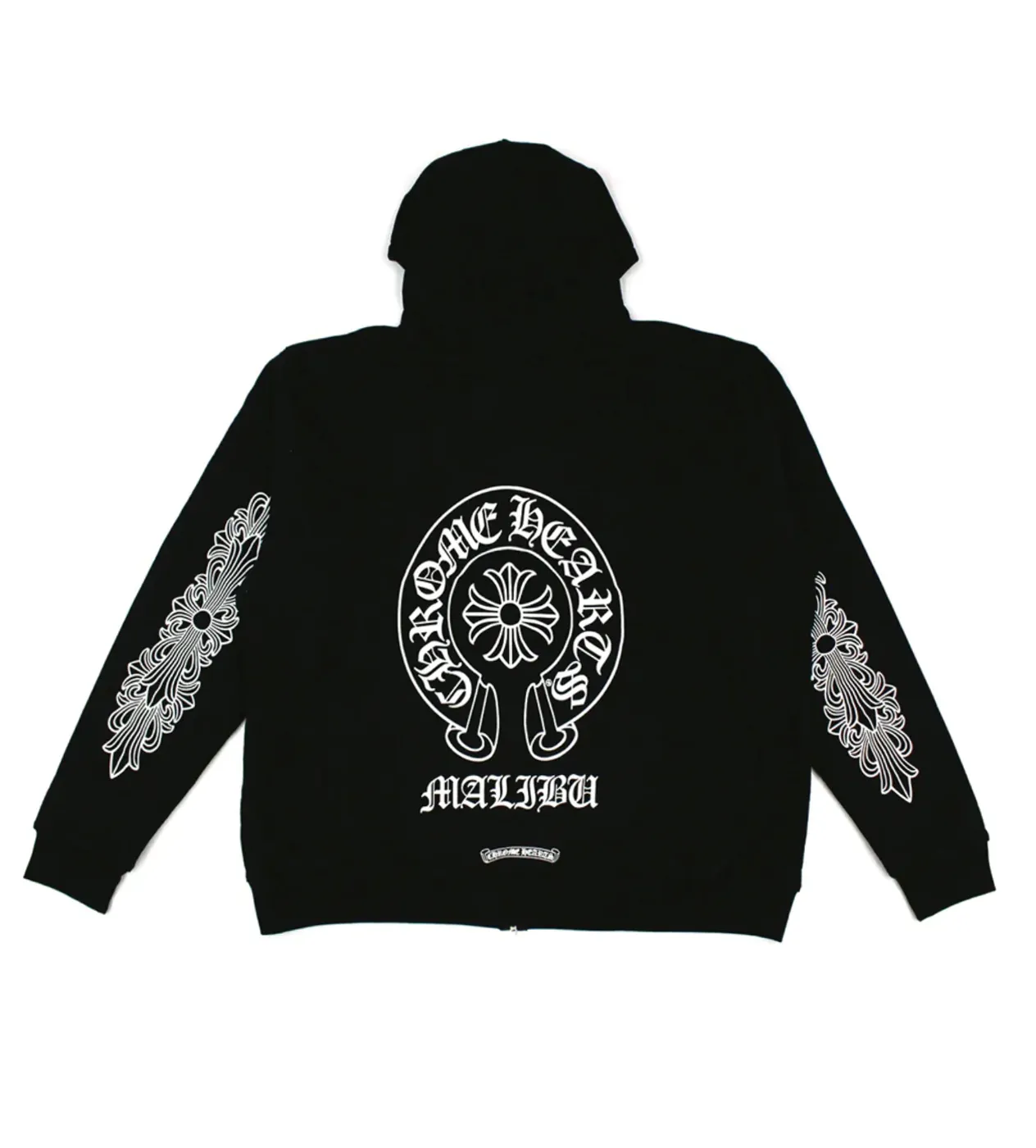 Chrome Hearts Malibu Floral Thermal Zip Up Hoodie