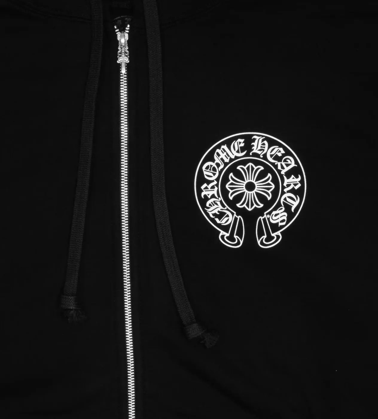 Chrome Hearts Malibu Floral Thermal Zip Up Hoodie