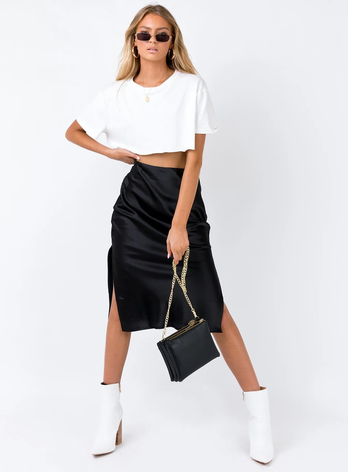 Cleo Lavoe Midi Skirt Black