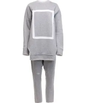 Clothes by Locker Room Grey Two Piece Tracksuit Set For Women