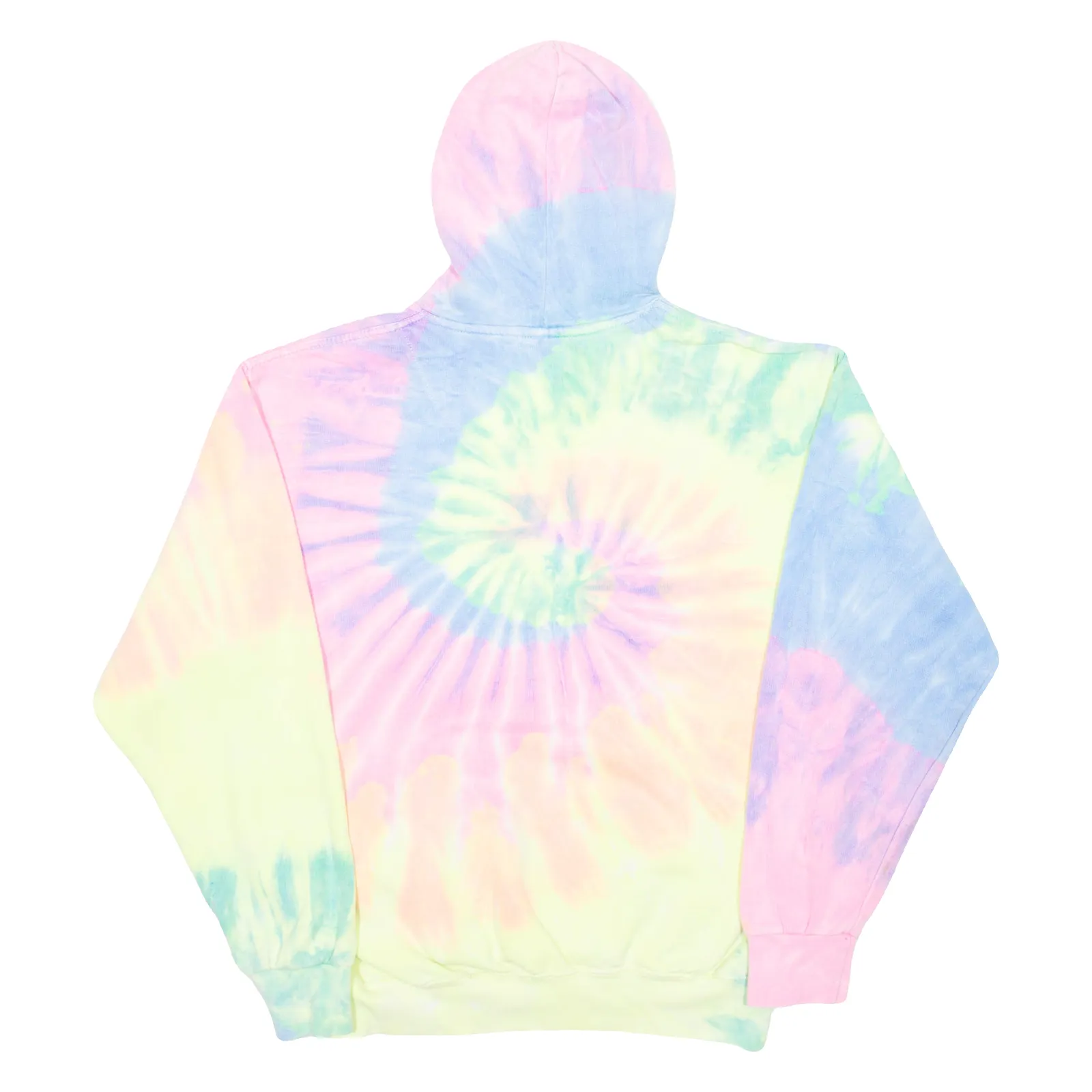 COLORTONE Tie Dye Womens Pink Hoodie S