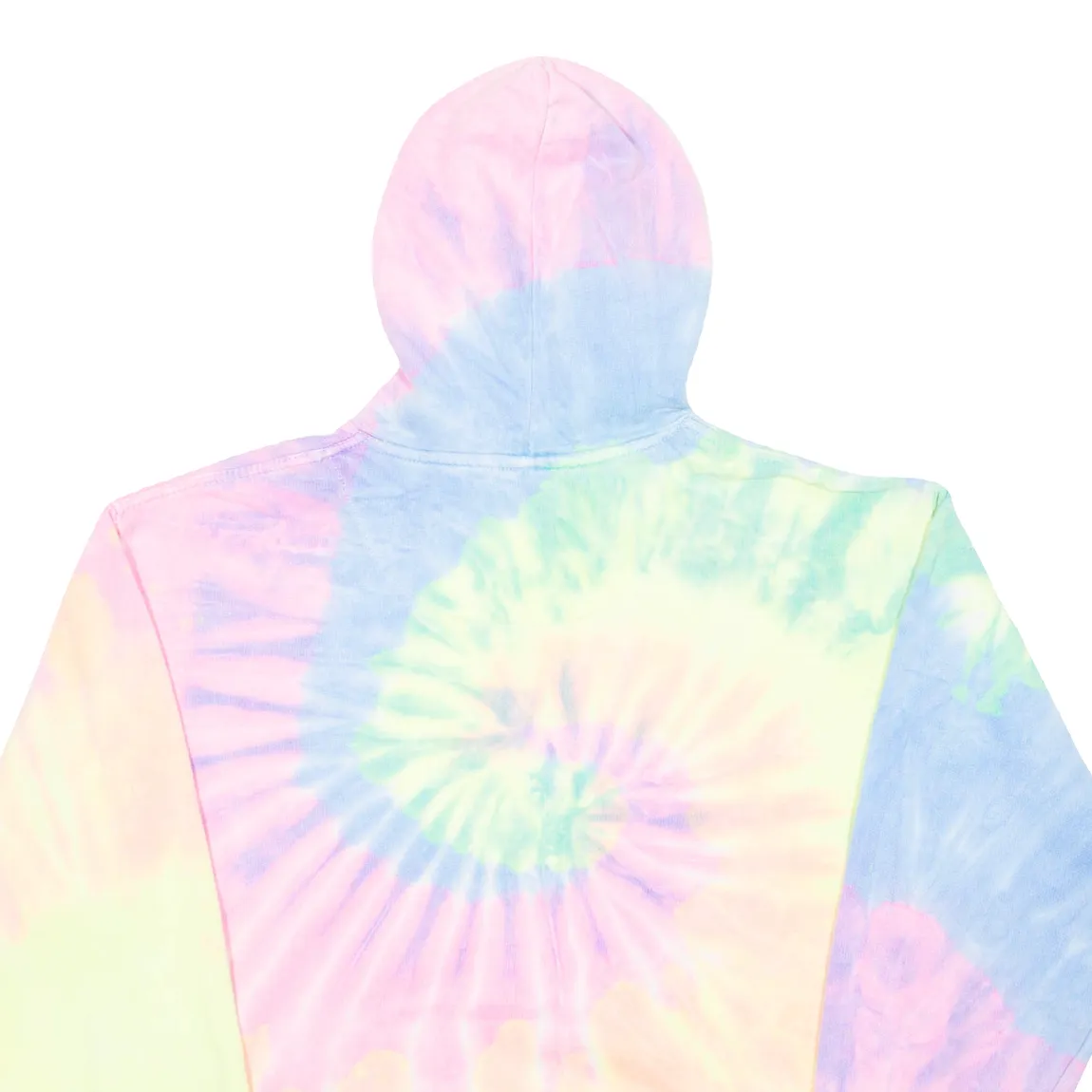 COLORTONE Tie Dye Womens Pink Hoodie S