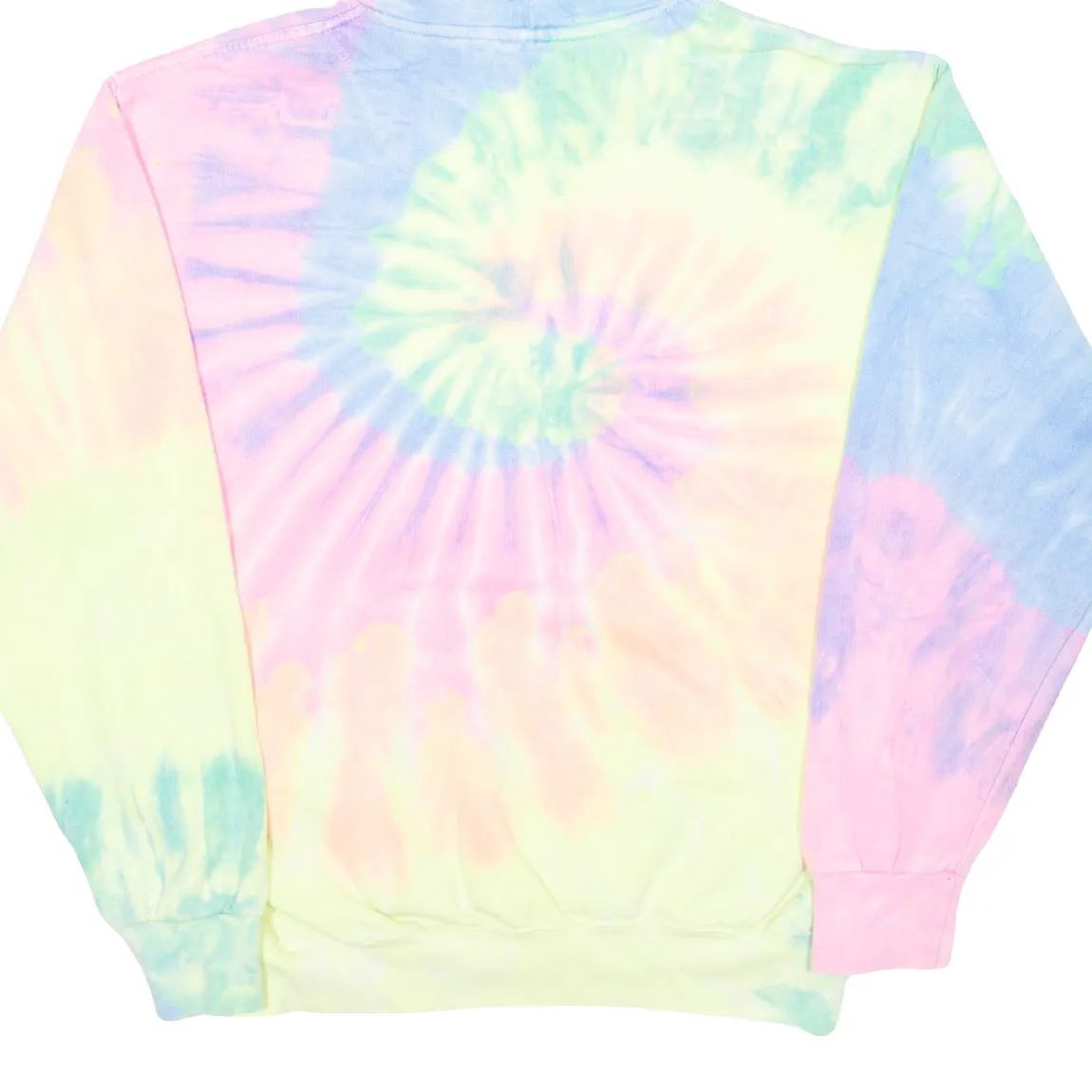 COLORTONE Tie Dye Womens Pink Hoodie S