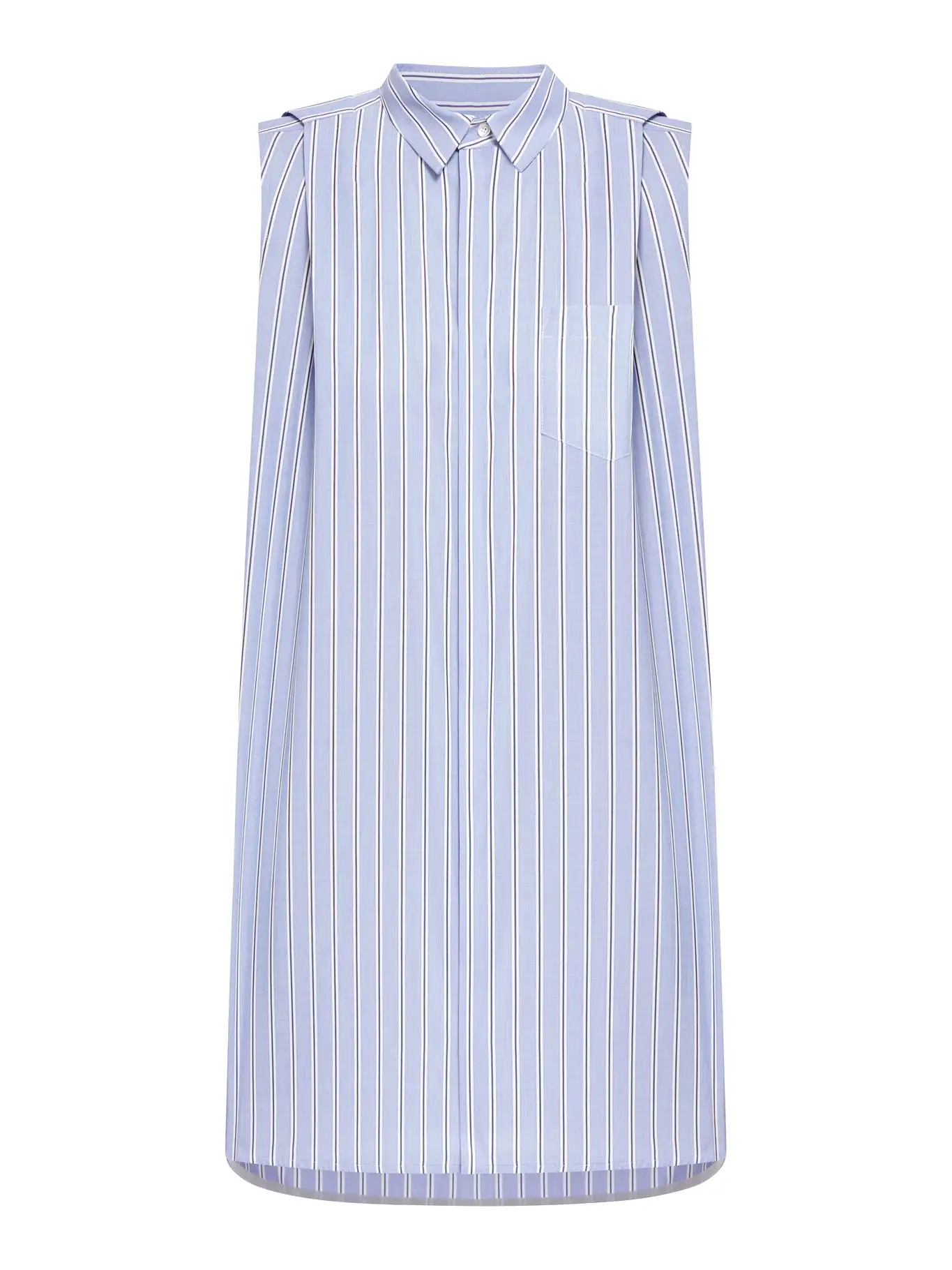 COTTON POPLIN SHIRT DRESS