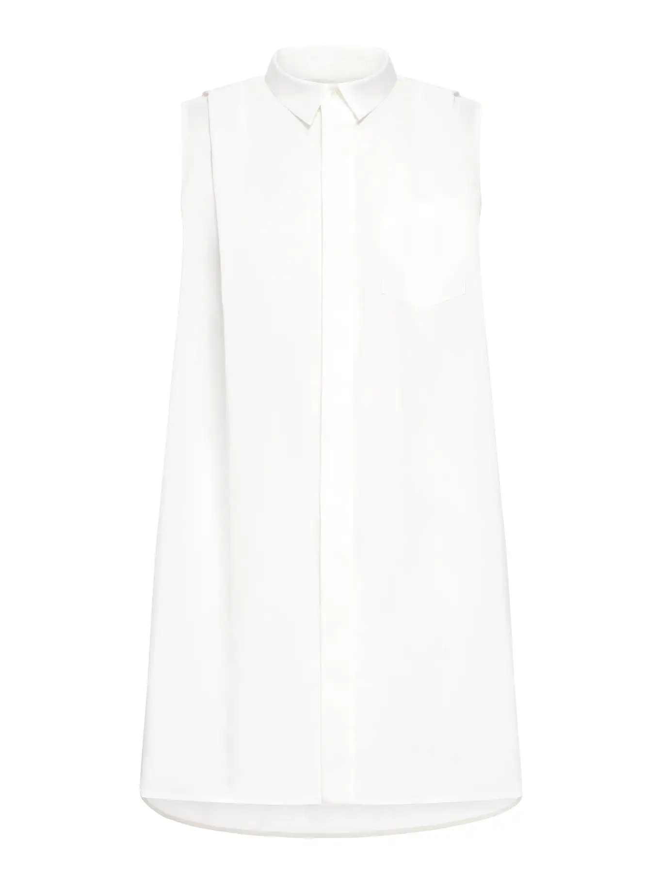 COTTON POPLIN SHIRT DRESS